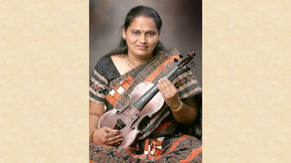 Cultural Patronage – Violinist Dr. Jyotsna Srikanth